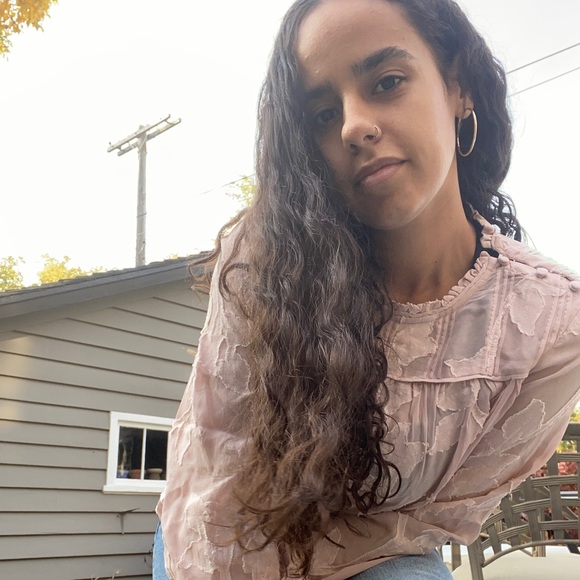 SOLD! Wilfred - Flower Patterned Blouse - Picture 4 of 6